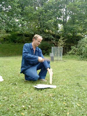 First mark